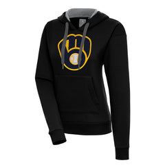 Milwaukee Brewers Antigua Women's Victory Pullover Hoodie - MLB Hoodies