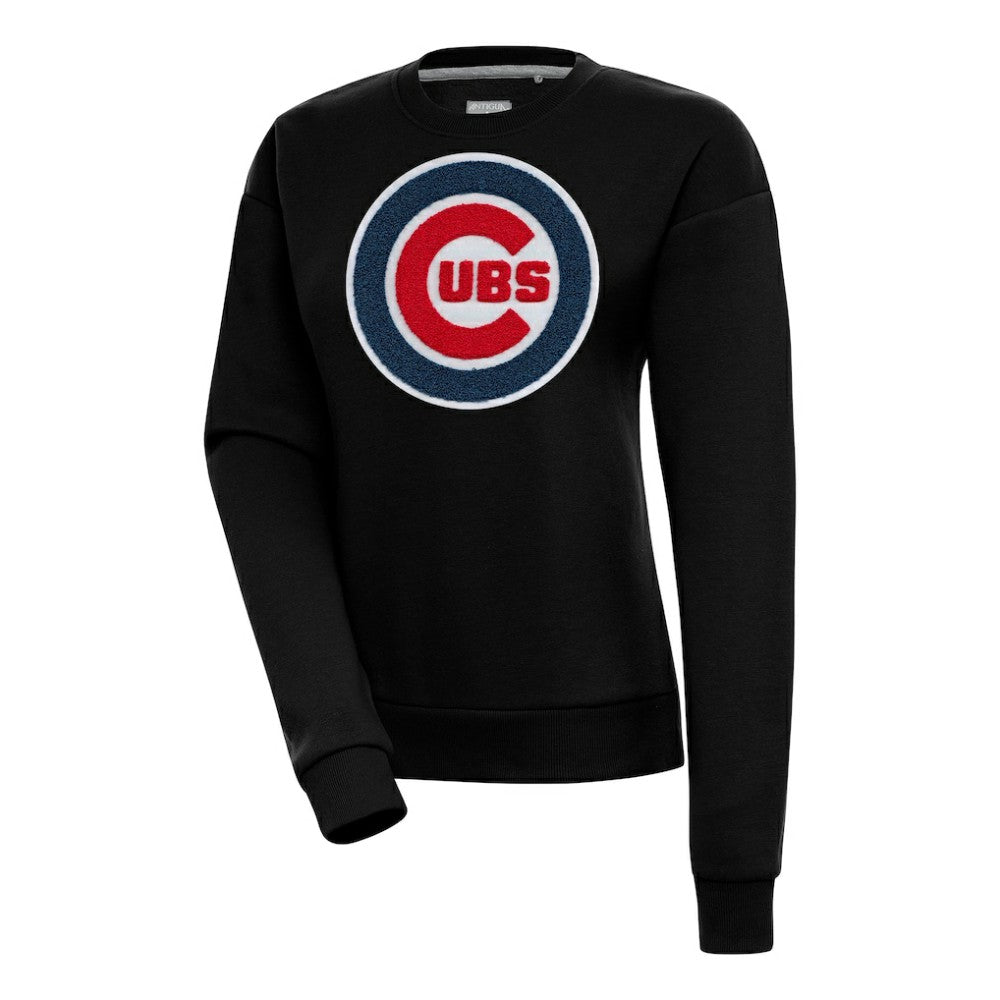 Chicago Cubs Antigua Women's Victory Chenille Pullover Sweatshirt - MLB Pullover