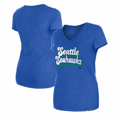 Seattle Seahawks Women's Enzyme Wash Low V-Neck T-Shirt | NFL Near me