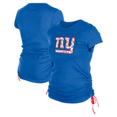 New York Giants Women's Ruched Side T-Shirt | NFL Near me