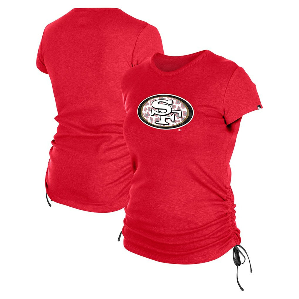 San Francisco 49ers Women's Ruched Side T-Shirt | NFL Online