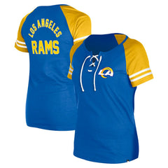 Los Angeles Rams Women's Lace-Up Raglan T-Shirt | NFL US