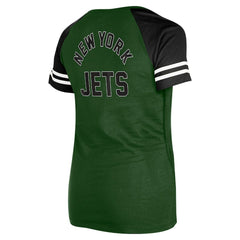 New York Jets Women's Lace-Up Raglan T-Shirt | NFL Sale