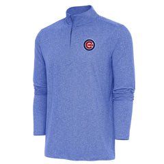 Chicago Cubs Antigua Hunk Quarter-Zip Pullover Top - MLB Pullover