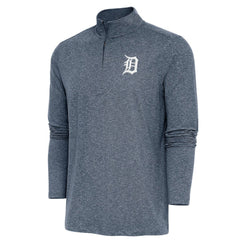 Detroit Tigers Antigua Hunk Quarter-Zip Pullover Top - MLB Pullover