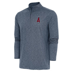 Los Angeles Angels Antigua Hunk Quarter-Zip Pullover Top - MLB Pullover