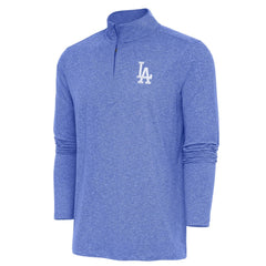Los Angeles Dodgers Antigua Hunk Quarter-Zip Pullover Top - MLB Pullover