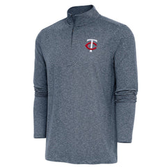 Minnesota Twins Antigua Hunk Quarter-Zip Pullover Top - MLB Pullover