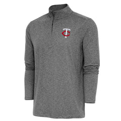 Minnesota Twins Antigua Hunk Quarter-Zip Pullover Top - MLB Pullover