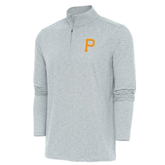 Pittsburgh Pirates Antigua Hunk Quarter-Zip Pullover Top - MLB Pullover
