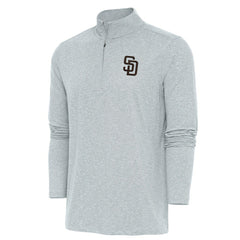 San Diego Padres Antigua Hunk Quarter-Zip Pullover Top - MLB Pullover