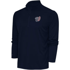 Washington Nationals Antigua Patriotic Tribute Quarter-Zip Pullover Top - MLB Pullover