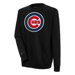 Chicago Cubs Antigua Victory Crewneck Chenille Pullover Sweatshirt - MLB Pullover