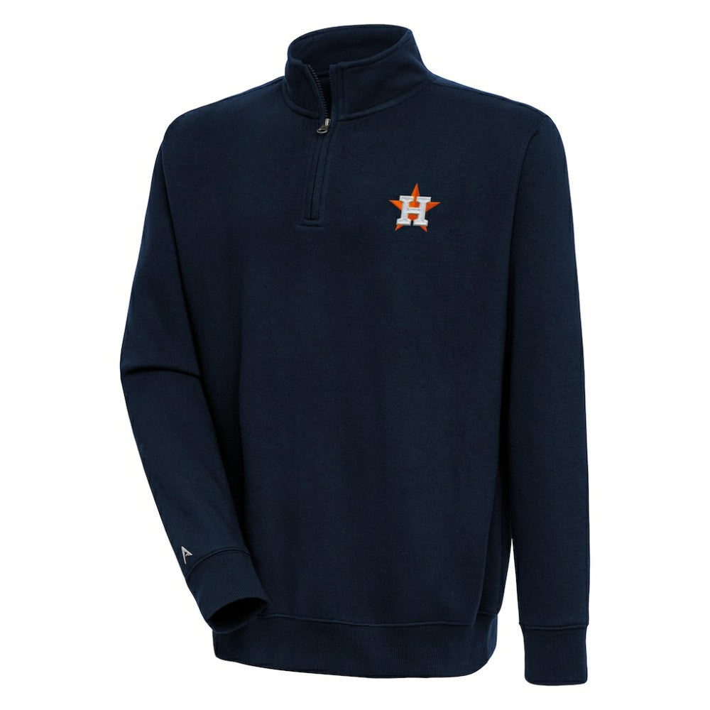 Houston Astros Antigua Victory Quarter-Zip Pullover Top - MLB Pullover