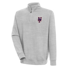 New York Mets Antigua Victory Quarter-Zip Pullover Top - MLB Pullover