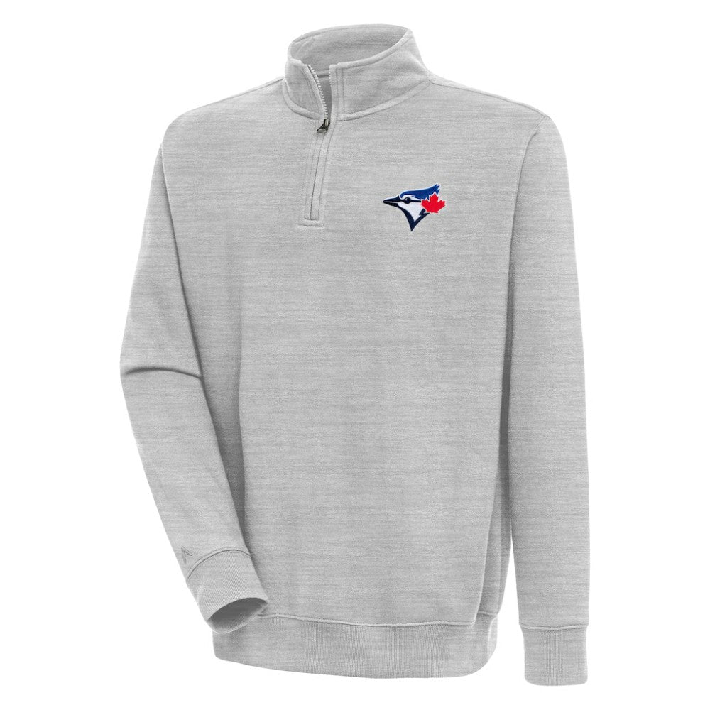 Toronto Blue Jays Antigua Victory Quarter-Zip Pullover Top - MLB Pullover