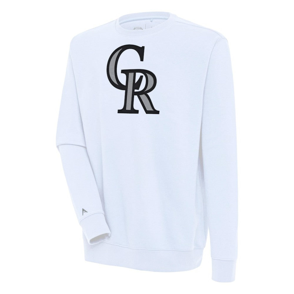 Colorado Rockies Antigua Victory Pullover Sweatshirt - MLB Pullover
