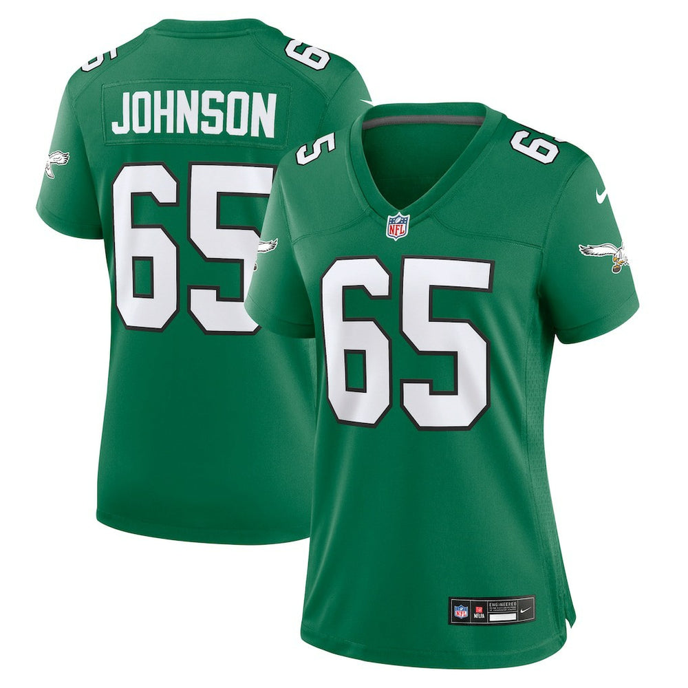 Philadelphia Eagles Lane Johnson Women's Alternate Game Jersey | NFL Discount