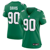 Philadelphia Eagles Jordan Davis Women's Alternate Game Jersey | NFL New