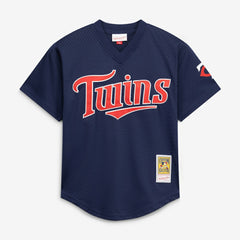 David Ortiz Minnesota Twins Mitchell & Ness Youth Cooperstown Collection Mesh Batting Practice Jersey - MLB Jerseys