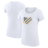 Buffalo Sabres G-III 4Her by Carl Banks Women's Super-Slim Fit Lightweight Heart T-Shirt - NHL T-shirts