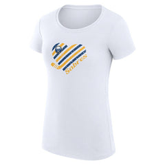 Buffalo Sabres G-III 4Her by Carl Banks Women's Super-Slim Fit Lightweight Heart T-Shirt - NHL T-shirts