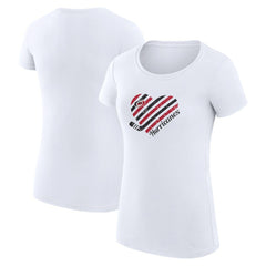 Carolina Hurricanes G-III 4Her by Carl Banks Women's Super-Slim Fit Lightweight Heart T-Shirt - NHL T-shirts