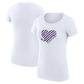 Colorado Avalanche G-III 4Her by Carl Banks Women's Super-Slim Fit Lightweight Heart T-Shirt - NHL T-shirts