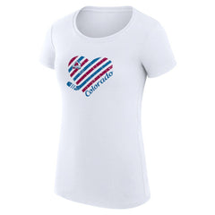 Colorado Avalanche G-III 4Her by Carl Banks Women's Super-Slim Fit Lightweight Heart T-Shirt - NHL T-shirts