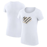 Vegas Golden Knights G-III 4Her by Carl Banks Women's Super-Slim Fit Lightweight Heart T-Shirt - NHL T-shirts