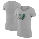 Dallas Stars G-III 4Her by Carl Banks Women's Super-Slim Fit Lightweight Heart T-Shirt - NHL T-shirts