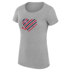 Montreal Canadiens G-III 4Her by Carl Banks Women's Super-Slim Fit Lightweight Heart T-Shirt - NHL T-shirts