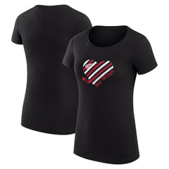 Detroit Red Wings G-III 4Her by Carl Banks Women's Super-Slim Fit Lightweight Heart T-Shirt - NHL T-shirts