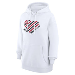 New Jersey Devils G-III 4Her by Carl Banks Women's Heart Pullover Hoodie - NHL Jerseys