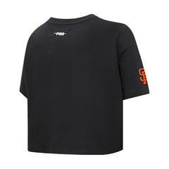 San Francisco Giants Pro Standard Women's Painted Sky Boxy Cropped T-Shirt - MLB T-shirts