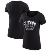 Chicago White Sox G-III 4Her by Carl Banks Women's Super-Slim Fit Lightweight Filigree Team T-Shirt - MLB T-shirts