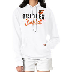 Baltimore Orioles G-III 4Her by Carl Banks Women's Team Fleece Pullover Hoodie - MLB Hoodies