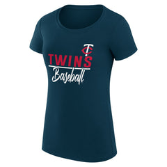 Minnesota Twins G-III 4Her by Carl Banks Women's Super-Slim Fit Lightweight Team Graphic T-Shirt - MLB T-shirts