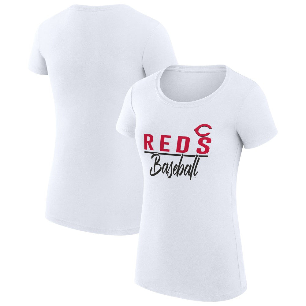 Cincinnati Reds G-III 4Her by Carl Banks Women's Super-Slim Fit Lightweight Team Graphic T-Shirt - MLB T-shirts