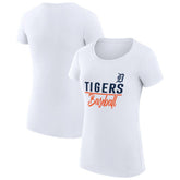 Detroit Tigers G-III 4Her by Carl Banks Women's Super-Slim Fit Lightweight Team Graphic T-Shirt - MLB T-shirts