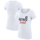 Houston Astros G-III 4Her by Carl Banks Women's Super-Slim Fit Lightweight Team Graphic T-Shirt - MLB T-shirts