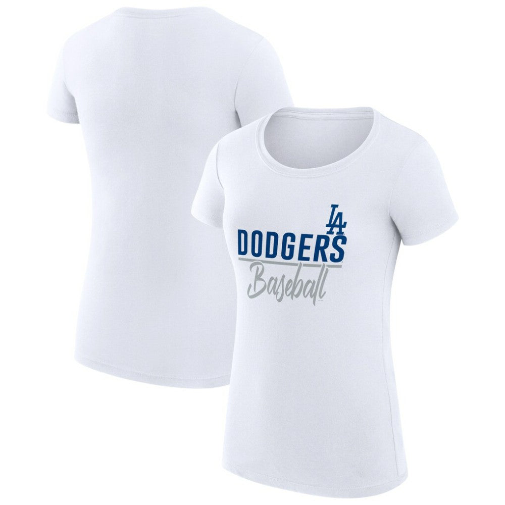 Los Angeles Dodgers G-III 4Her by Carl Banks Women's Super-Slim Fit Lightweight Team Graphic T-Shirt - MLB T-shirts