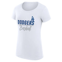 Los Angeles Dodgers G-III 4Her by Carl Banks Women's Super-Slim Fit Lightweight Team Graphic T-Shirt - MLB T-shirts