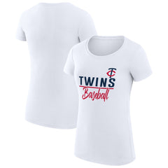 Minnesota Twins G-III 4Her by Carl Banks Women's Super-Slim Fit Lightweight Team Graphic T-Shirt - MLB T-shirts