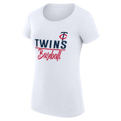 Minnesota Twins G-III 4Her by Carl Banks Women's Super-Slim Fit Lightweight Team Graphic T-Shirt - MLB T-shirts