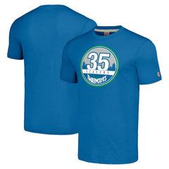 Royal Minnesota Timberwolves Homage Unisex 35th Anniversary Hardwood Classics 35 Seasons Tri-Blend T-Shirt | NBA