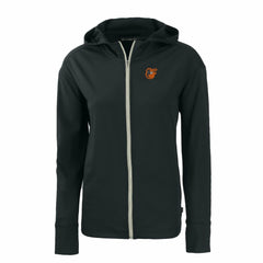 Baltimore Orioles Cutter & Buck Women's Daybreak Eco Recycled Full-Zip Hoodie - MLB Hoodies