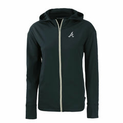 Atlanta Braves Cutter & Buck Women's Daybreak Eco Recycled Full-Zip Hoodie - MLB Hoodies
