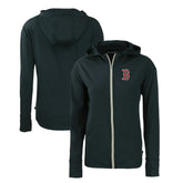 Boston Red Sox Cutter & Buck Women's Daybreak Eco Recycled Full-Zip Hoodie - MLB Hoodies
