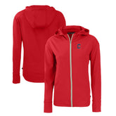 Cleveland Guardians Cutter & Buck Women's Daybreak Eco Recycled Full-Zip Hoodie - MLB Hoodies